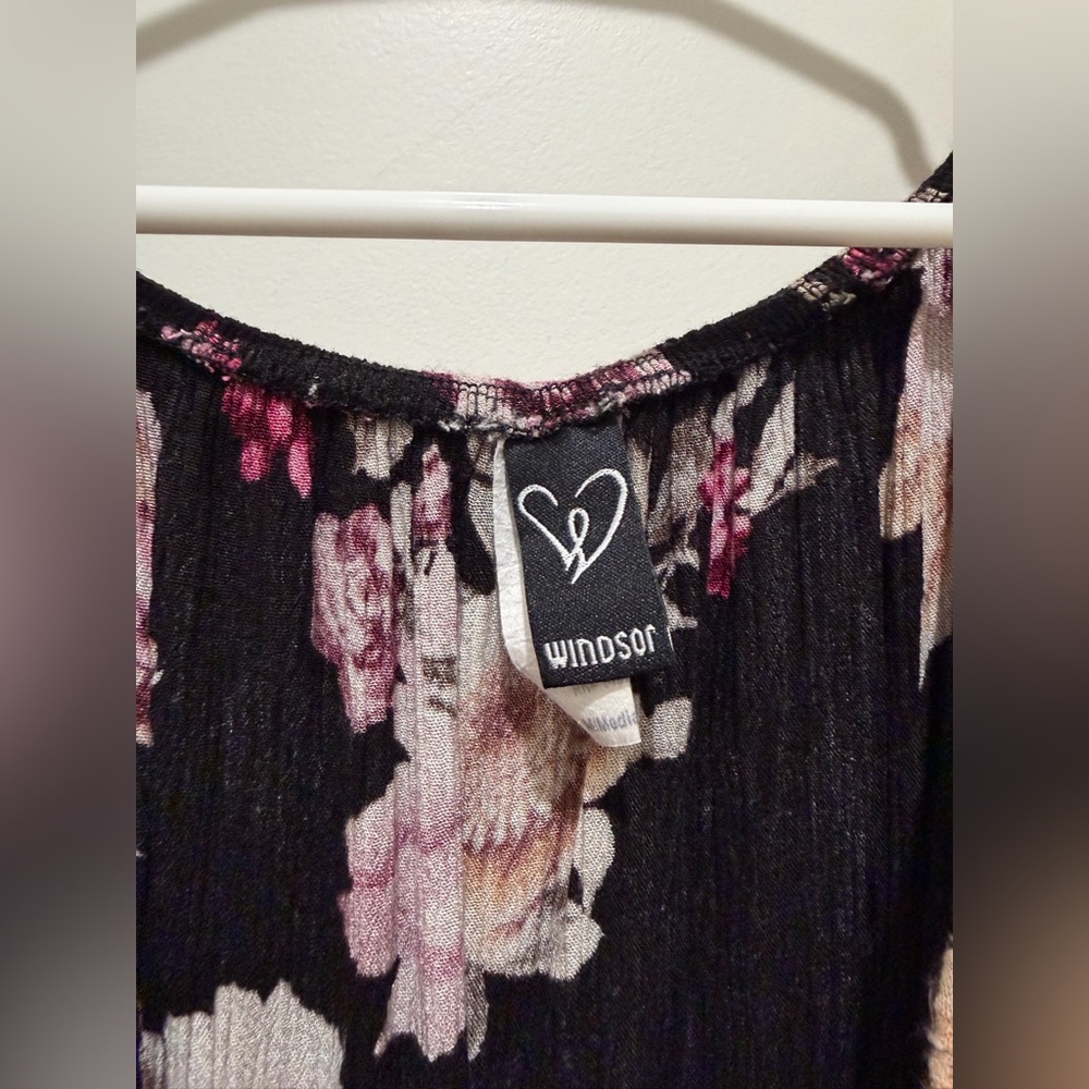 Windsor floral mini dress size M - Picture 3 of 5